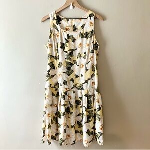 VINTAGE Magnolia Dropped Waist Sleeveless Dress